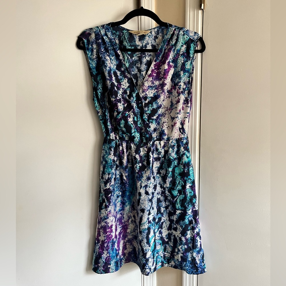 Watercolor mini dress